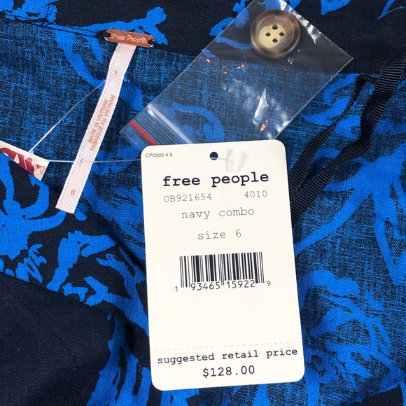 Free People Floral Dress Size 6 - Picture 11 of 11